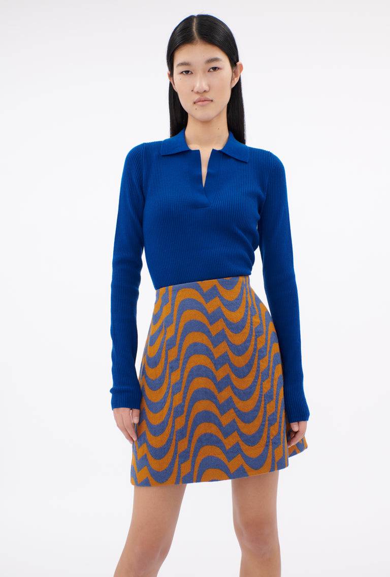 Odeeh Abstract Waves Rock, Dark Cobalt 50% Rabatt mit kostenlosem Versand