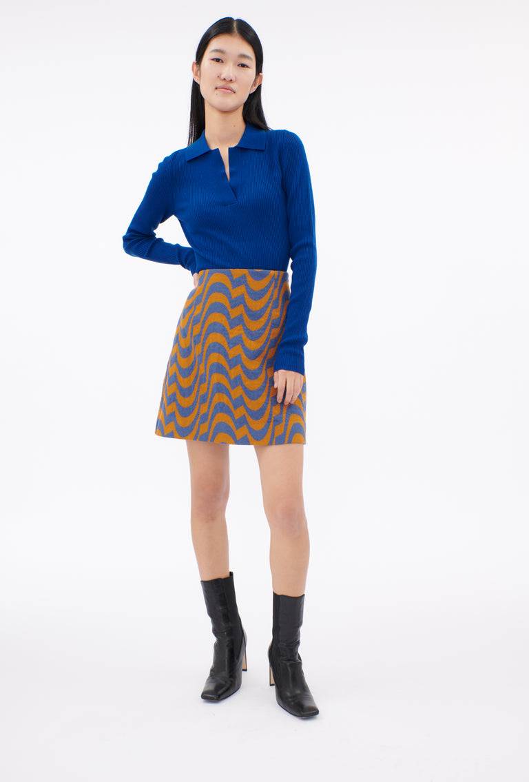 Odeeh Abstract Waves Rock, Dark Cobalt 50% Rabatt mit kostenlosem Versand
