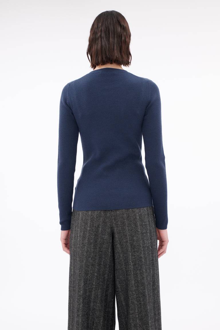 Odeeh Merino Extrafine Pullover, Steel Clearance-Verkauf
