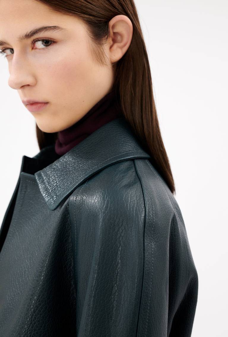 Odeeh Grain Nappa Jacke, Night Forest Begrenzt auf 3 Tage