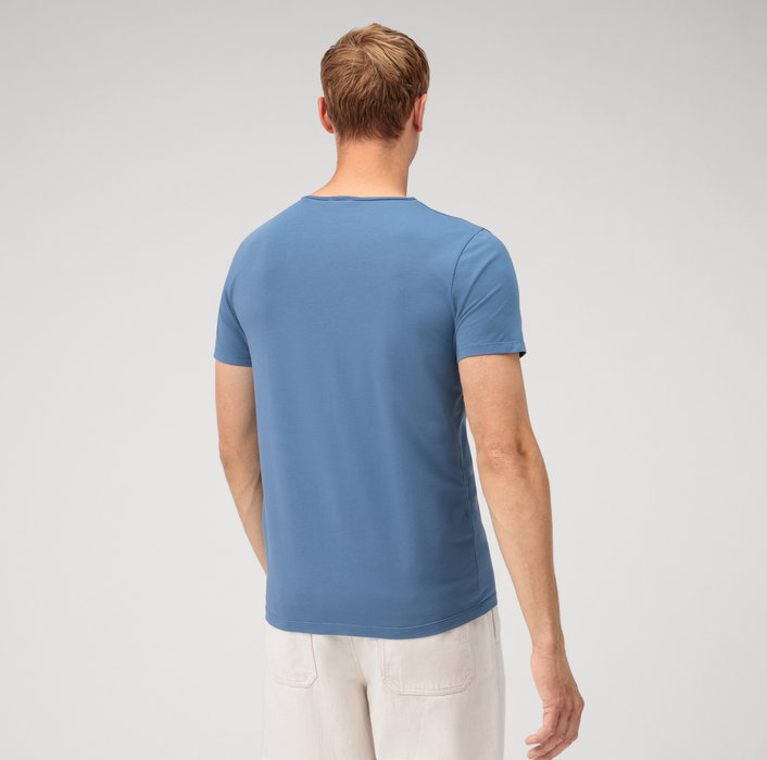 Oblymp Casual WirkT-Shirt, Rauchblau Heißer Verkauf