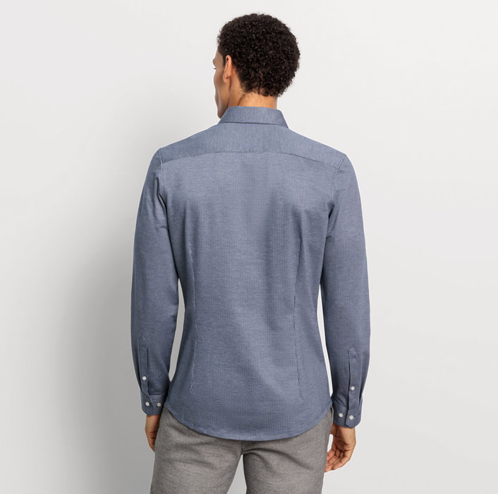 Oblymp No. Six 24/SevenBusinesshemd, super slim, Modern Kent, Marine Online Outlet