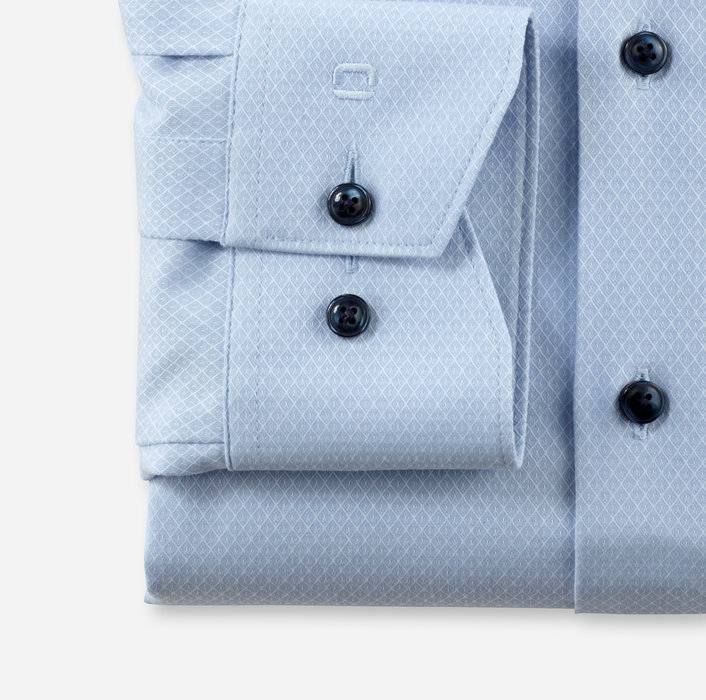 Oblymp Luxor 24/SevenBusinesshemd, modern fit, Global Kent, Bleu Exklusive Angebote