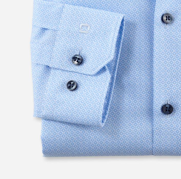 Oblymp No. SixBusinesshemd, super slim, Modern Kent, Bleu Große Rabatte