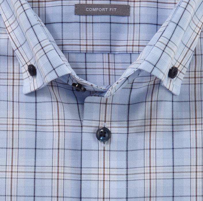 Oblymp Luxor, Businesshemd, comfort fit, Button-down, Bleu Riesige Rabatte