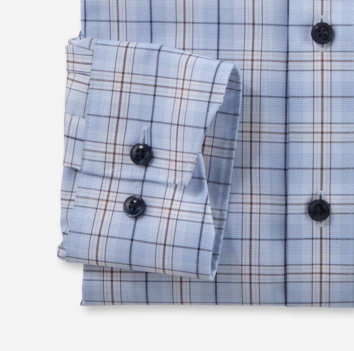 Oblymp Luxor, Businesshemd, comfort fit, Button-down, Bleu Riesige Rabatte