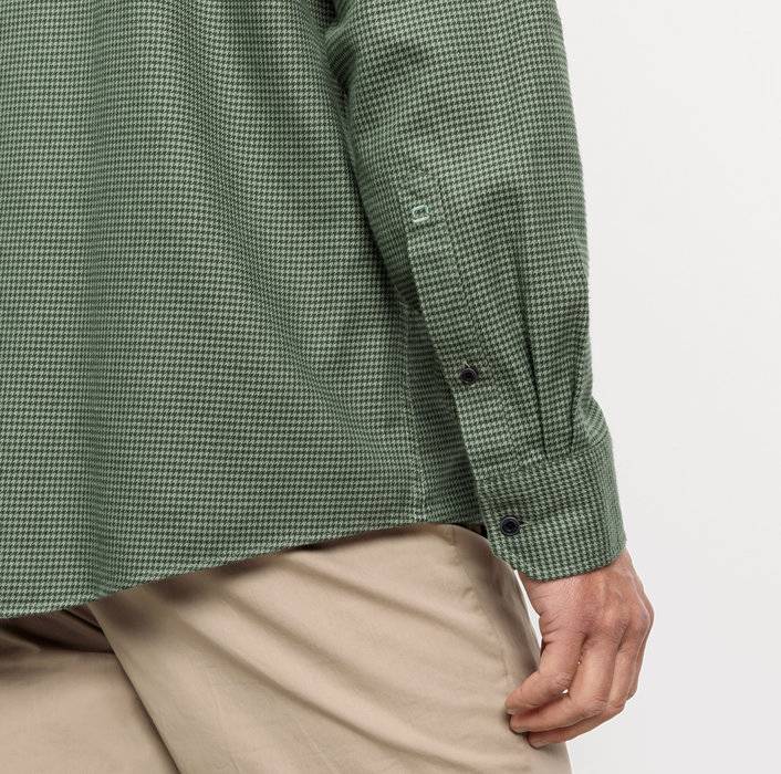 Oblymp Casual, Freizeithemd, regular fit, Stehkragen, Oliv Günstiger Verkauf