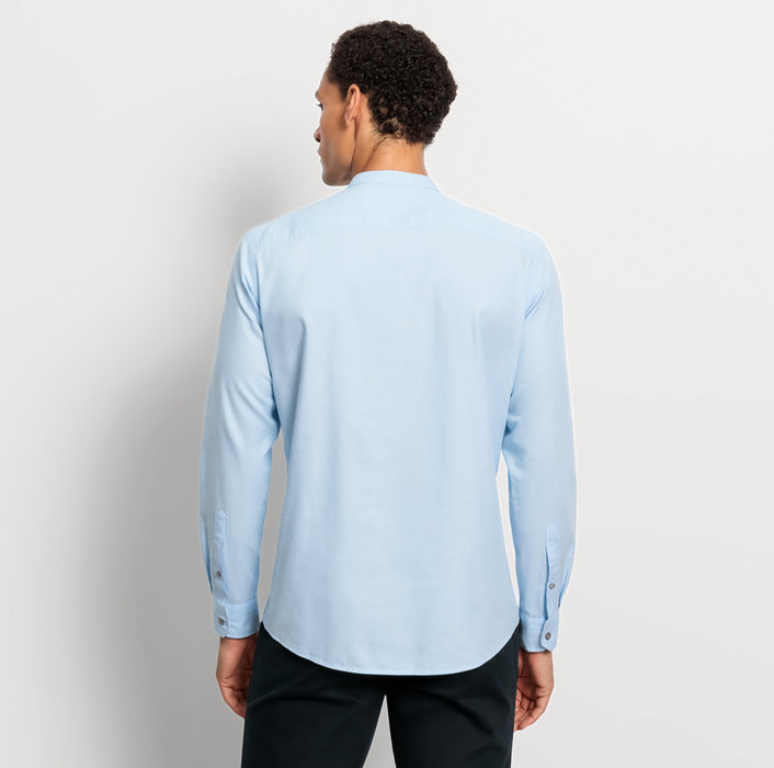 Oblymp Casual, Freizeithemd, regular fit, Stehkragen, Bleu Limitierter Zeitrabatt