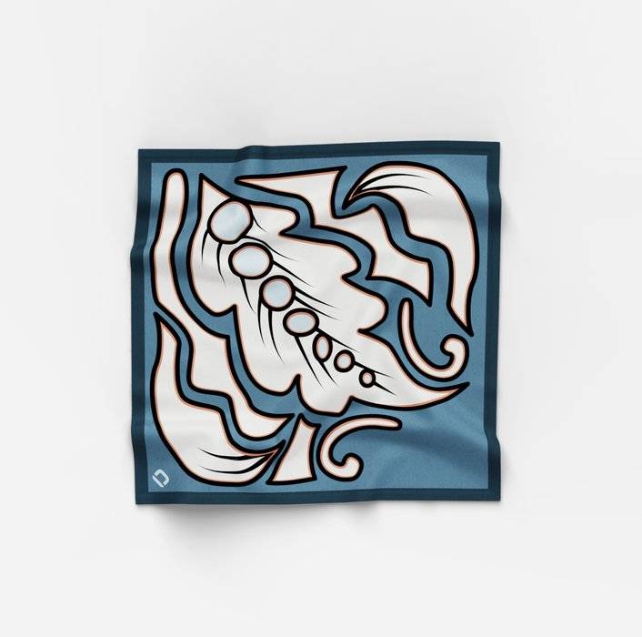 Oblymp Bandana, 60x60cm, Rauchblau Preisnachlass
