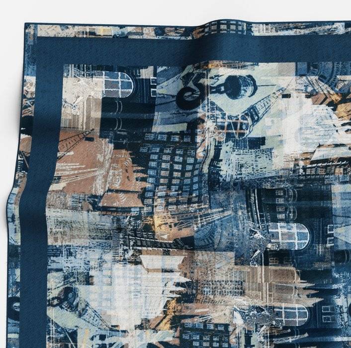 Oblymp SIGNATURE Bandana, 60x60 cm, Nachtblau Weihnachtsangebot