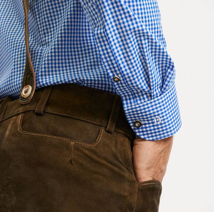 Oblymp Level Five, Businesshemd, body fit, Button-down, Royal Limitierter Zeitrabatt