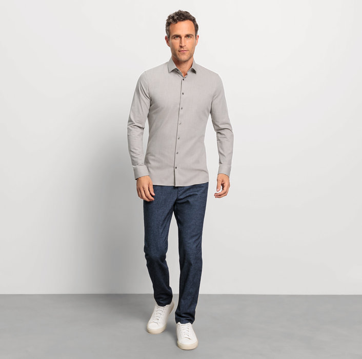 Oblymp No. Six 24/Seven, Businesshemd, super slim, Modern Kent, Oliv Osterangebot