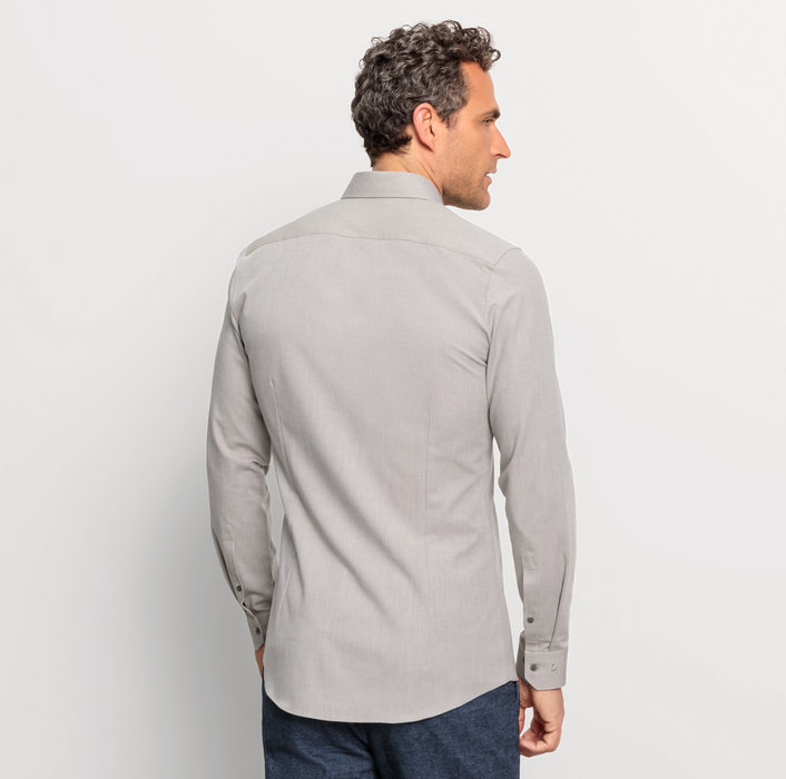Oblymp No. Six 24/Seven, Businesshemd, super slim, Modern Kent, Oliv Osterangebot