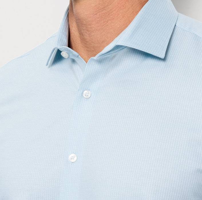 Oblymp Level Five 24/Seven, Businesshemd, body fit, Modern Kent, Bleu Top Angebot