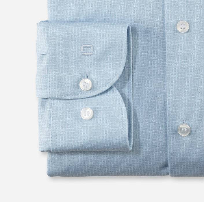 Oblymp Level Five 24/Seven, Businesshemd, body fit, Modern Kent, Bleu Top Angebot