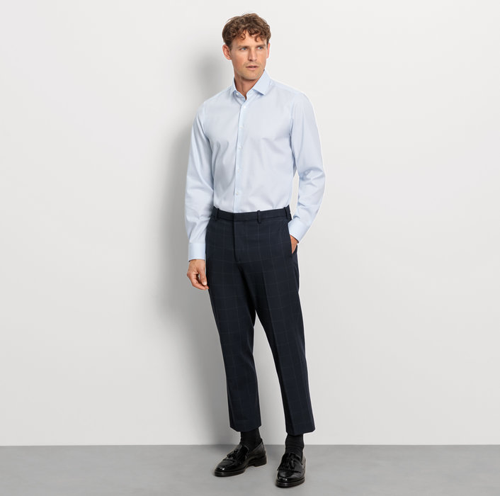 Oblymp Level Five, Businesshemd, body fit, Modern Kent, Bleu Blitzangebot