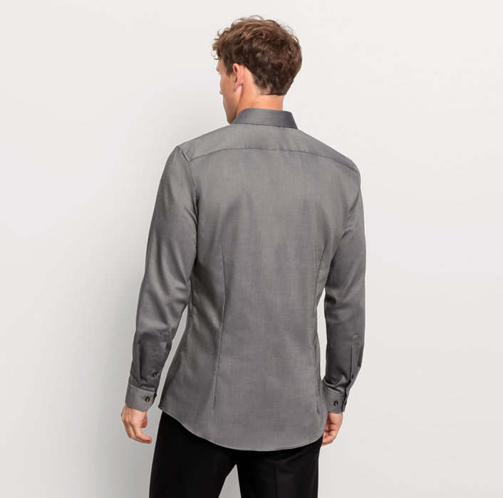 Oblymp No. Six, Businesshemd, super slim, New York Kent, Oliv Zeitbegrenzte Promotion