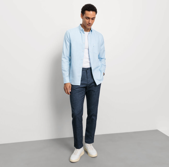 Oblymp Casual, Freizeithemd, regular fit, Button-down, Bleu Bis zu 60% Rabatt