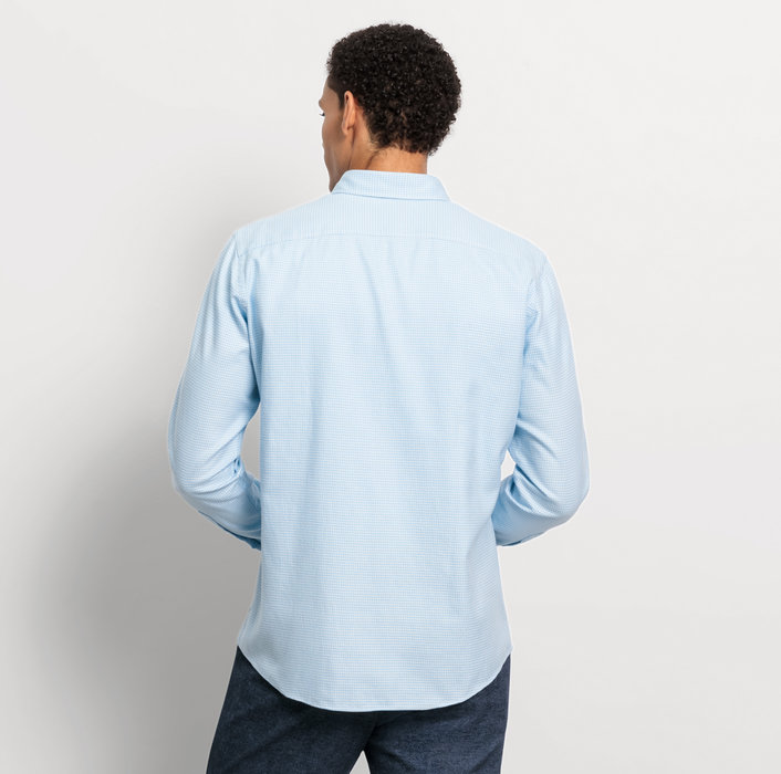 Oblymp Casual, Freizeithemd, regular fit, Button-down, Bleu Bis zu 60% Rabatt