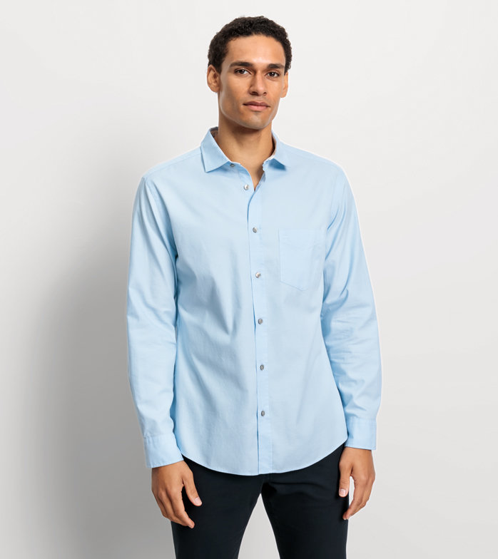 Oblymp Casual, Freizeithemd, regular fit, Kent, Bleu Kostenloser Versand international