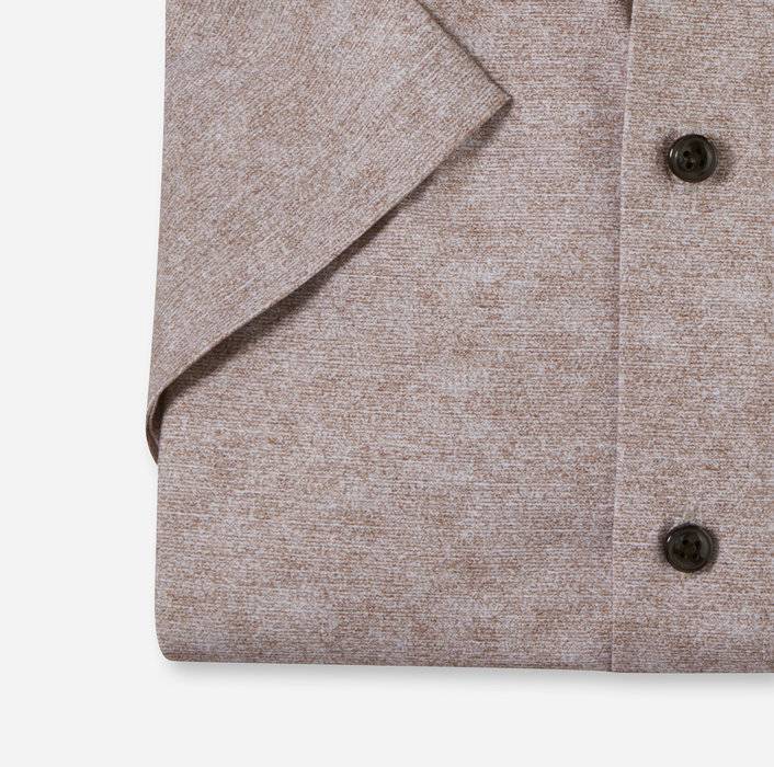 Oblymp Luxor 24/Seven, Businesshemd, modern fit, New Kent, Braun Tägliche Deals