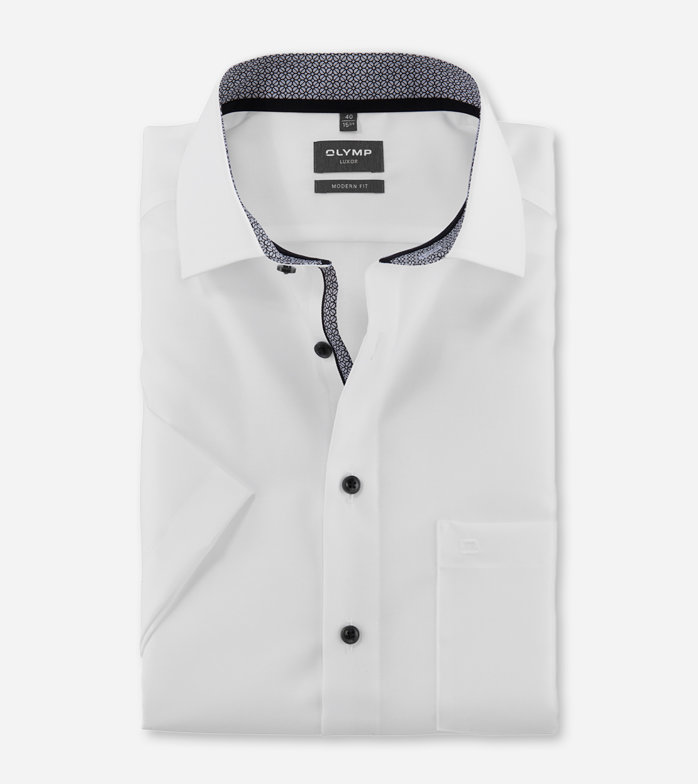 Oblymp Luxor, Businesshemd, modern fit, Global Kent, Anthrazit Clearance-Verkauf