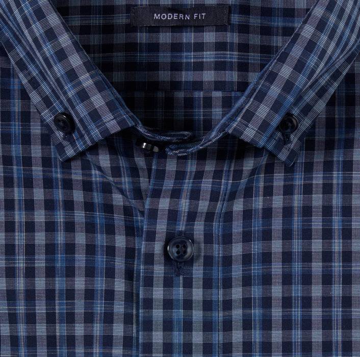 Oblymp Luxor, Businesshemd, modern fit, Button-down, Marine 50% Rabatt für begrenzte Zeit