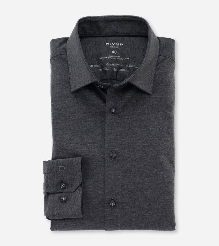 Oblymp No. Six 24/Seven, Businesshemd, super slim, Urban Kent, Anthrazit Top Angebot