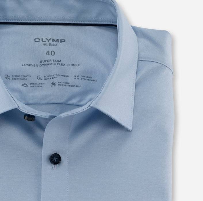 Oblymp No. Six 24/Seven, Businesshemd, super slim, Urban Kent, Hellblau Online Outlet