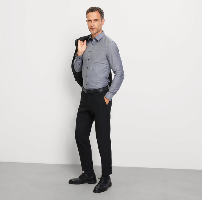 Oblymp No. Six, Businesshemd, super slim, Urban Kent, Schwarz JETZT KAUFEN