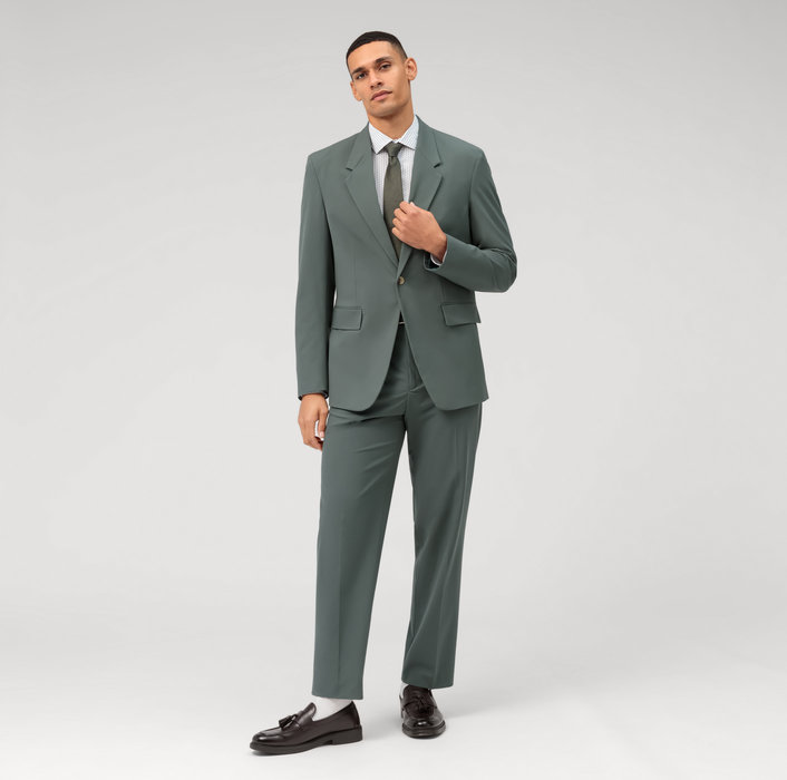 Oblymp Level Five garment washed, Businesshemd, body fit, Kent, Bleu Riesige Rabatte