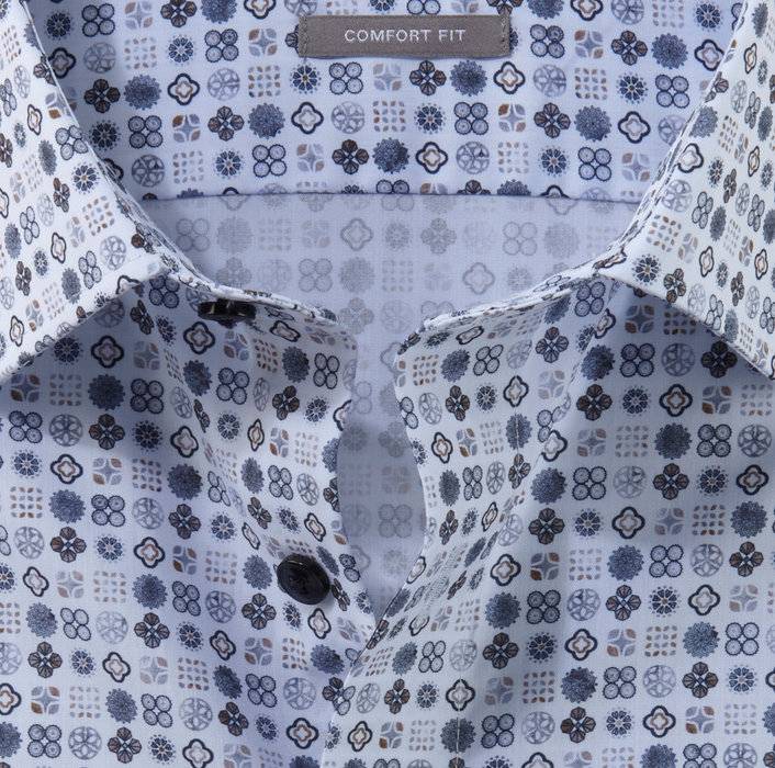 Oblymp Luxor, Businesshemd, comfort fit, New Kent, Bleu Limitierter Zeitrabatt