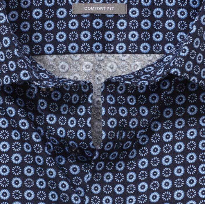 Oblymp Luxor, Businesshemd, comfort fit, New Kent, Bleu Fabrikpreis