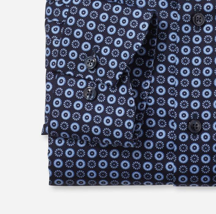 Oblymp Luxor, Businesshemd, comfort fit, New Kent, Bleu Fabrikpreis