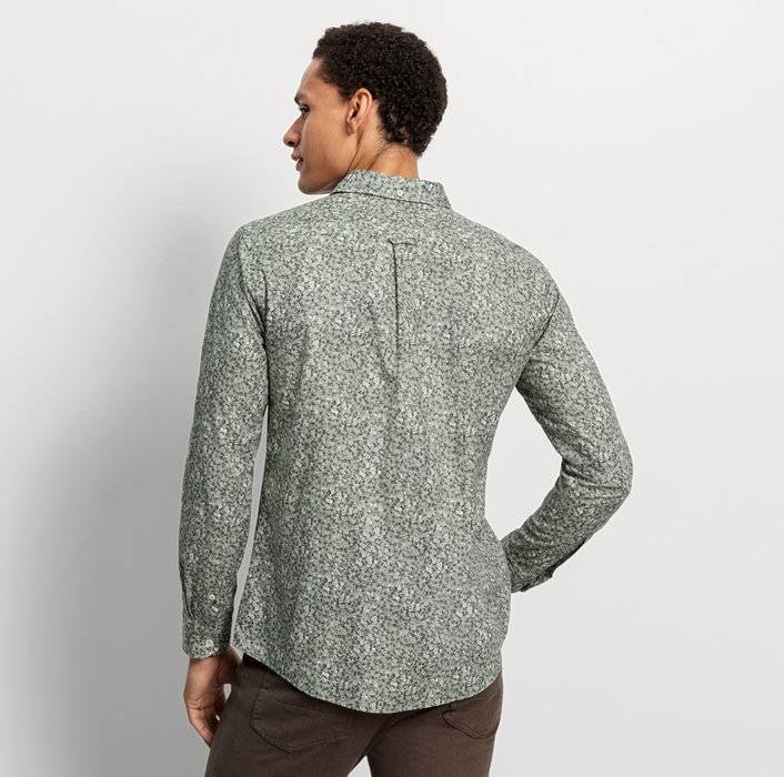 Oblymp Casual, Freizeithemd, regular fit, Kent, Grau-Grün Muttertagsangebot