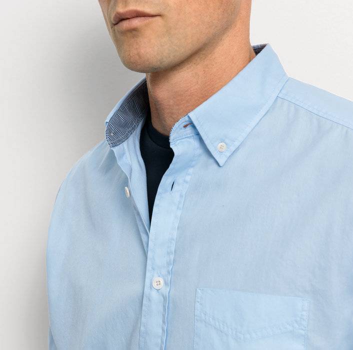 Oblymp Casual, Freizeithemd, regular fit, Button-down, Bleu Heißer Verkauf