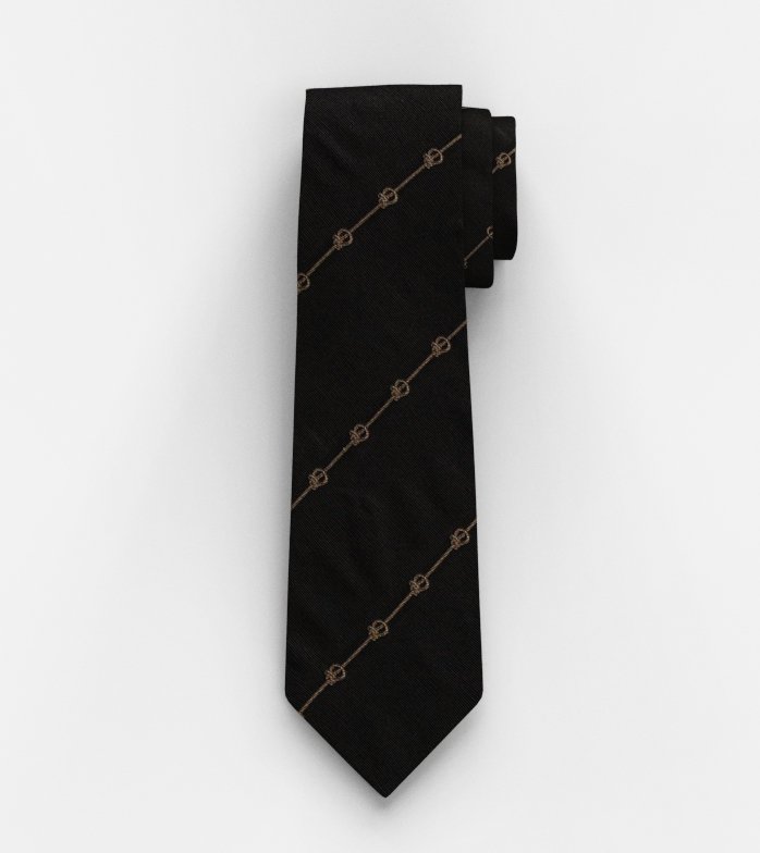 Oblymp SIGNATURE Krawatte, regular 7,5 cm, Schwarz