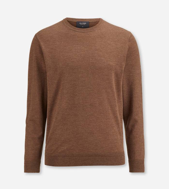 Oblymp SIGNATURE Strick, Pullover, Nougat Neueste Stile