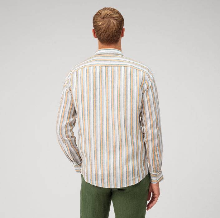 Oblymp Casual, Freizeithemd, regular fit, Kent, Grau-Grün Sonderangebot der Fabrik
