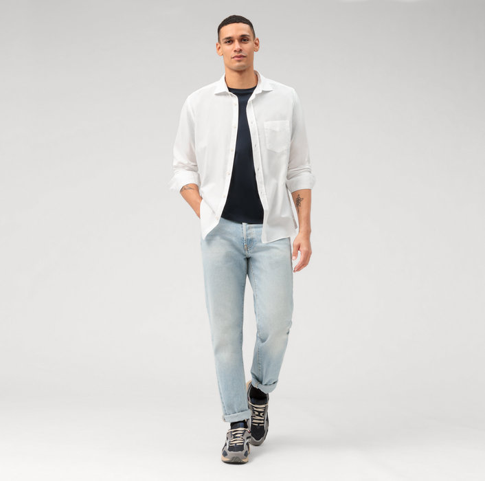 Oblymp Casual, Freizeithemd, regular fit, Kent, Ecru Bis zu 55% Rabatt
