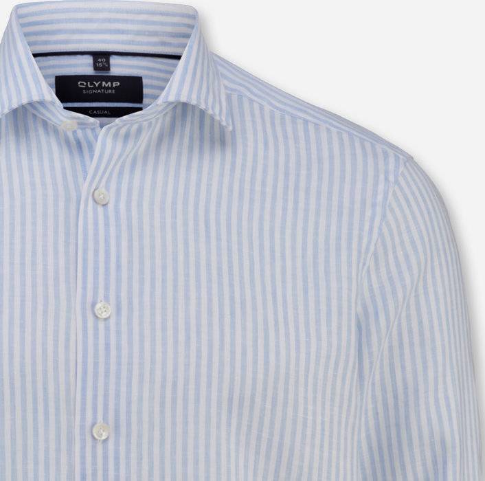 Oblymp SIGNATURE Casual, Freizeithemd, tailored fit, Kent, Bleu Exklusivangebot