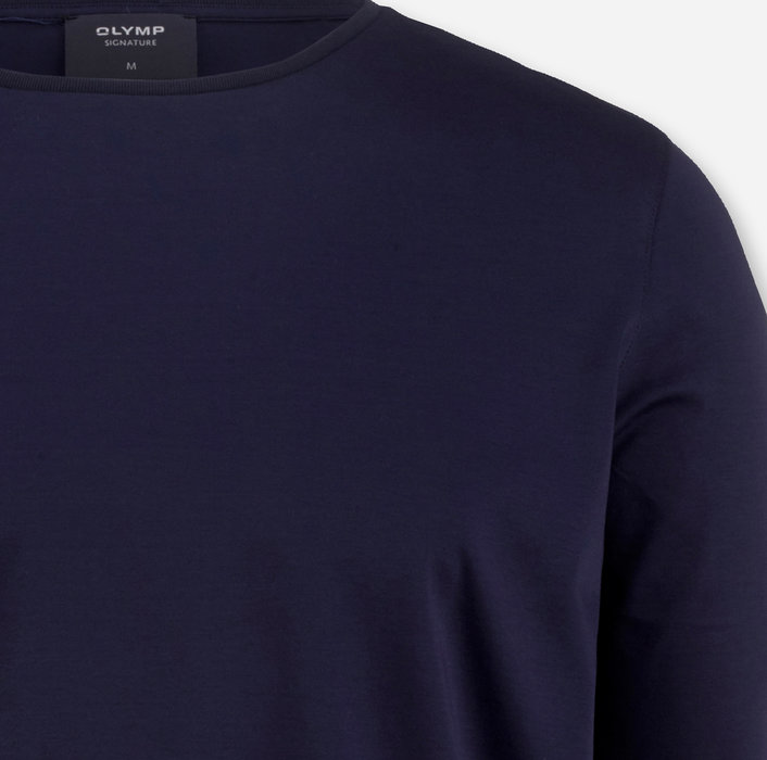 Oblymp SIGNATURE Wirk, Longsleeve, Marine Fabrikladen