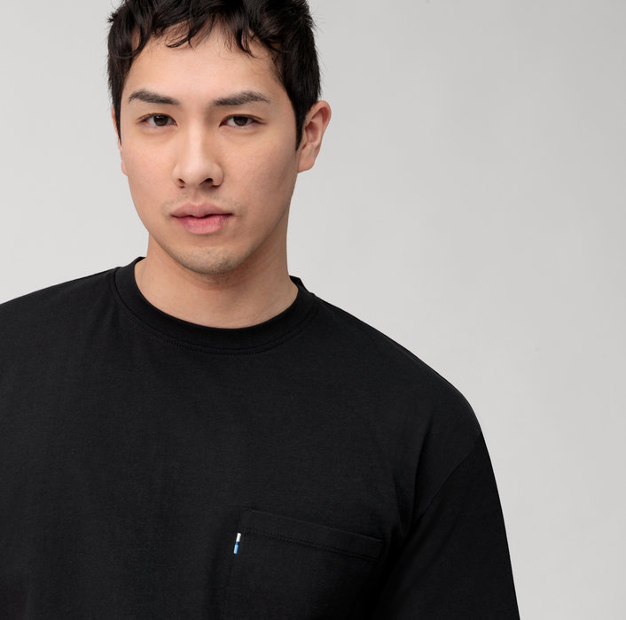 Oblymp Casual Wirk, T-Shirt, relaxed fit, Schwarz Begrenzt auf 3 Tage