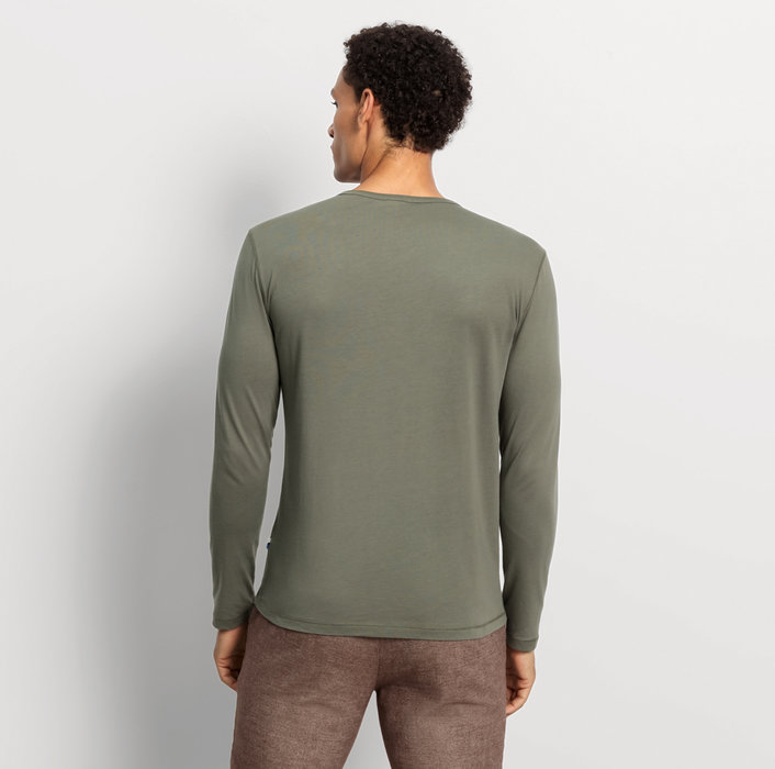 Oblymp Casual Wirk, Longsleeve, Lindgrün Online