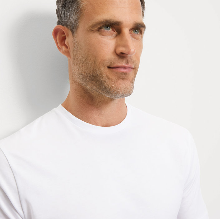 Oblymp Unterzieh-T-Shirts, modern fit, Weiß Rabatt
