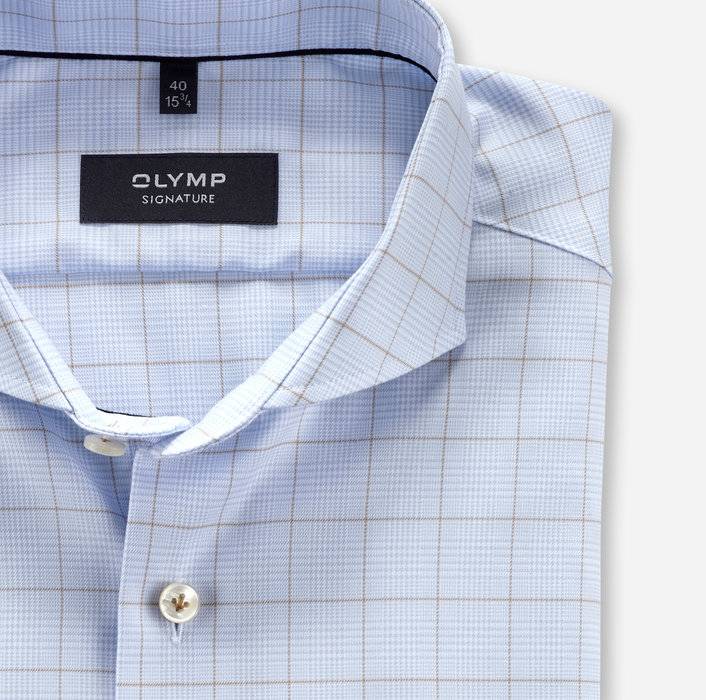 Oblymp SIGNATURE, Businesshemd, tailored fit, SIGNATURE Hai, Hellblau Online Shopping