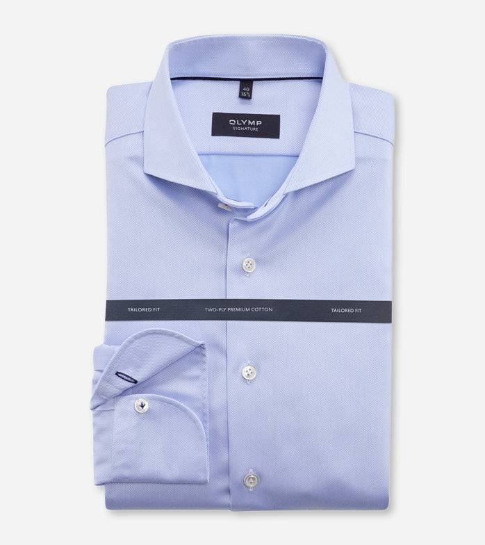 Oblymp SIGNATURE, Businesshemd, tailored fit, SIGNATURE Hai, Hellblau Discount Store für neue Produkte