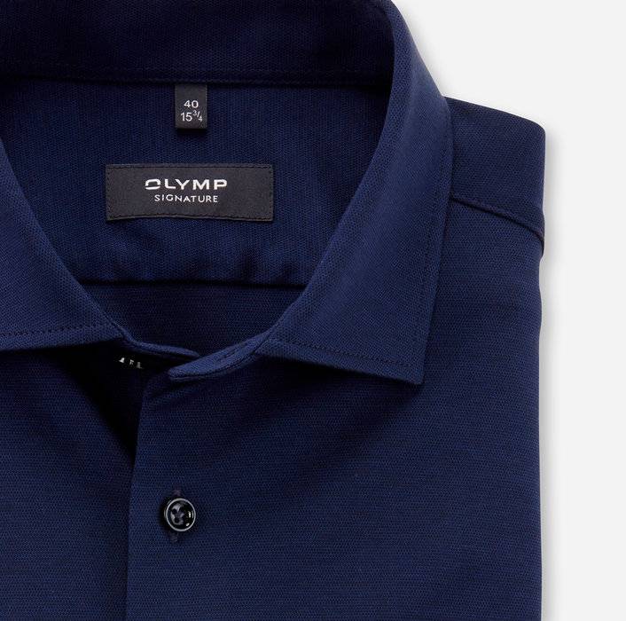 Oblymp SIGNATURE, Businesshemd, tailored fit, SIGNATURE Kent, Nachtblau Black Friday Preise
