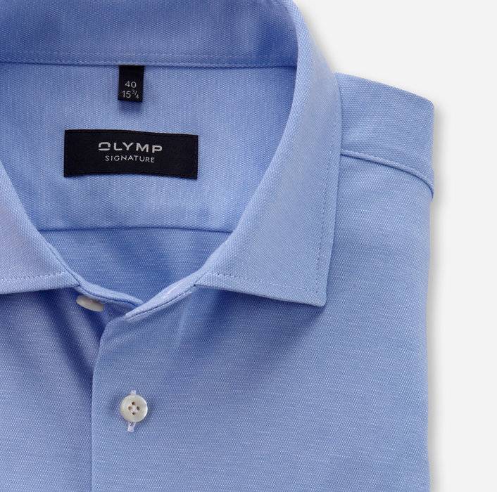 Oblymp SIGNATURE, Businesshemd, tailored fit, SIGNATURE Kent, Bleu Outlet