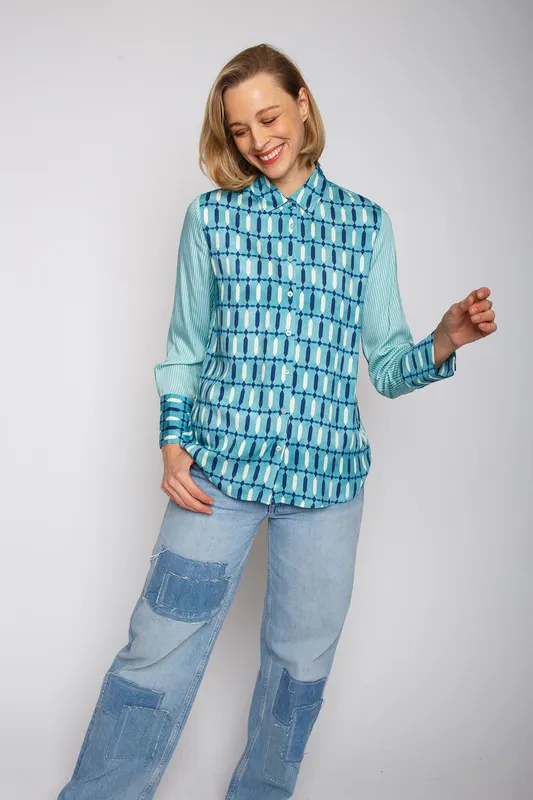 Risy & Jerfs Damenbluse emily van den bergh Vatertagsangebot